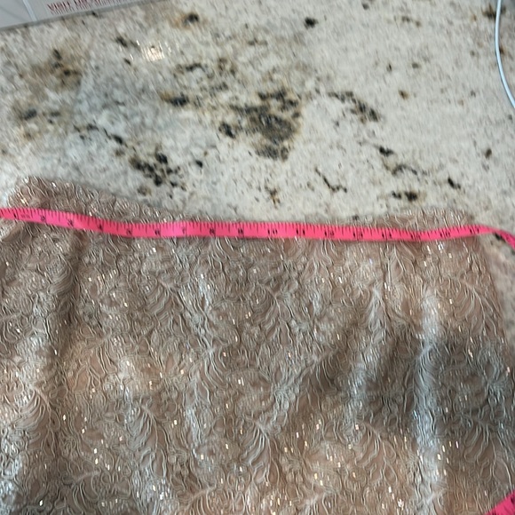 Carmen Marc Valvo Suit Womens Jacket Skirt Gold Wedding Formal VTG 14 - Picture 8 of 10